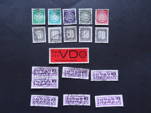 Ddr dienstmarken zkd - ddr, dienstmarken/zkd,