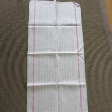 6 handgewebte grobe Bauernleinen Geschirr/Hand/Wellnesstücher um  1920 Neu