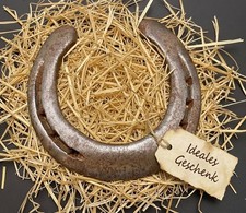 Echtes Hufeisen als Geschenk -