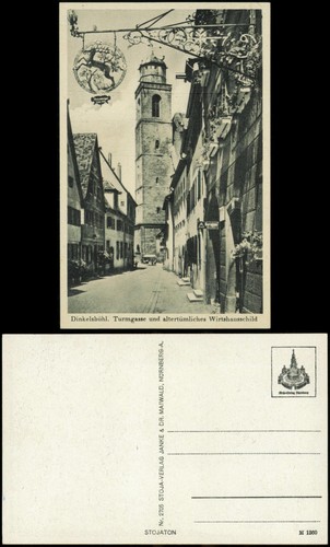 Ansichtskarte dinkelsbühl - ansichtskarte,