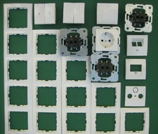 Berker S.1 Polarweiß glänzend Schuko Steckdosen Schalter Wippe Rahmen wählbar