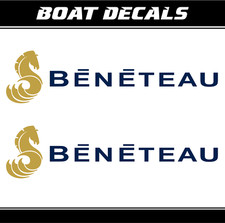 Aufkleber Beneteau Boot XXL boat sticker yacht Ersatz 150cm logo vinyl ORACAL