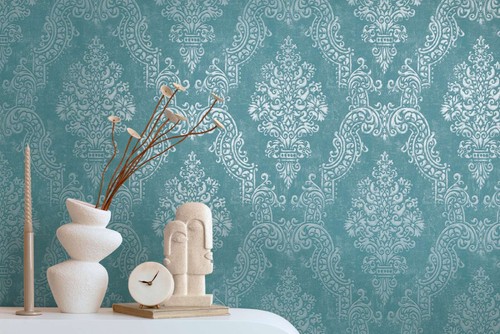 Vliestapete mit ornamenten - vliestapete,