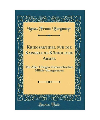 Kriegsartikel für die