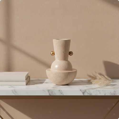 Robuste skulpturenvase vase - skulpturenvase,
