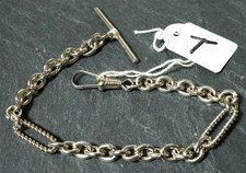 Alte silberne Taschenuhrkette