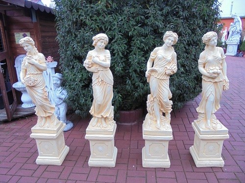 Statue steinfiguren set aus - set, 4