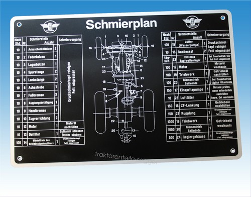 Hanomag schmierplan für - hanomag,