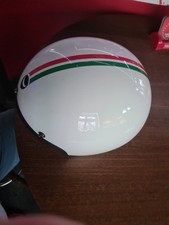 Motorradhelm Klapphelm Gr. M . Weiss Italien Design von Helmo Milano