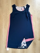 ALBA MODA Kleid Wendekleid dunkelblau/rosa Gr. 40 L neu!