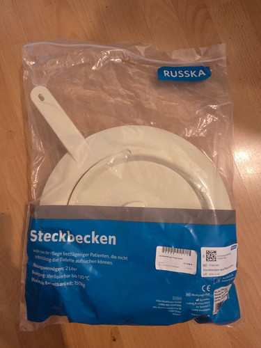 Steckbecken bettpfanne - steckbecken,