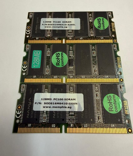 128mb pc100 sdram dimm - 128mb, so-dimm