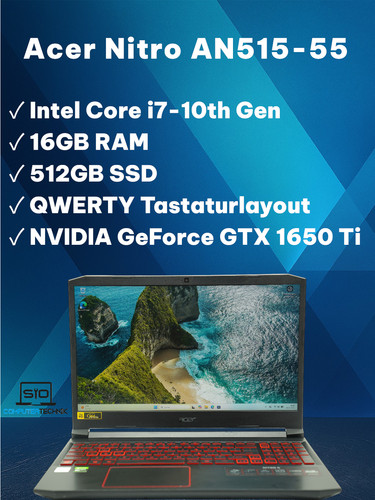 Acer nitro an515 - nitro, i7-10750h