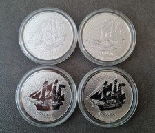 4 x 1 Oz Feinsilber Cook