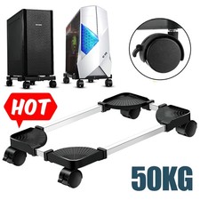 Computerständer Desktop CPU PC Tower Ständer Rollwagen Halterung mit 4 Rollen