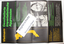 DDR Propaganda Plakat /