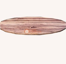 Ovaler Esstisch aus Epoxidholz, Konferenztisch, Beistelltisch, Flurdekoration