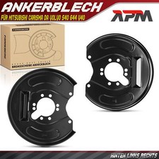 2x Ankerblech Bremsscheibe Hinten für Mitsubishi Carisma DA Volvo S40 644 V40