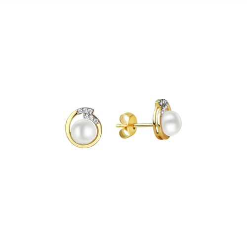Ohrstecker 375 gelbgold - ohrstecker,