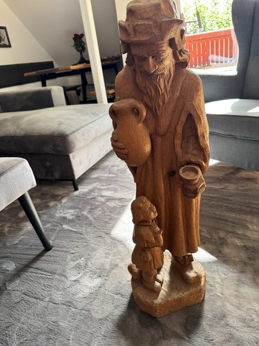 Holz figur von der - der, bildhauer