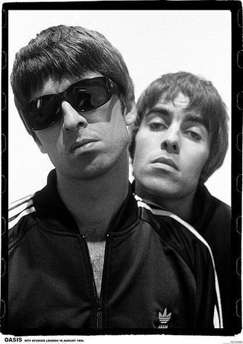 Oasis poster liam and noel - poster,