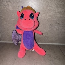 SAFIRA Drache Kuscheltier Plüschtier Stofftier Pink Lila 17cm Kinder