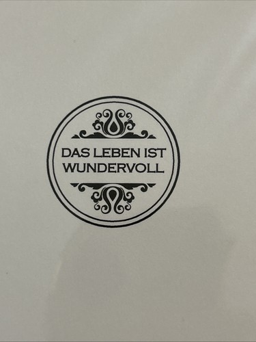Motivstempel spruch das leben - das,