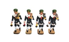 Walter Werner Erzgebirge - 4 Steiger mit verschiedenen Erzen Gruppe 1- NEU & OVP