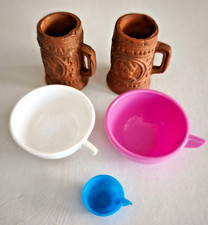 Altes DDR-Spielzeug-Puppenstube-Geschirrkonvolut-ca. 1970 - sehr gut erhalten