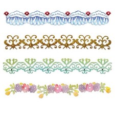 1 Stanzschablone Schnörkel