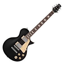 BWARE New Jersey E-Gitarre von Gear4music, Schwarz