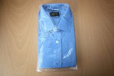Herren Hemd Freizeithemd Businesshemd - Größe: 38 - Farbe blau - NEU - Vintage