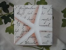 Bild Juist 15x15 cm Keilrahmen*Impressionen Seestern Meer Muscheln Strand Ozean