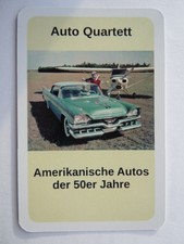 Auto Quartett Amerikanische Autos der 50er Jahre komplett neuwertig
