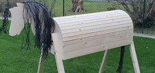 Holzpferd voltigierpferd - holzpferd,