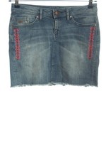 EDC Jeansrock Damen Rock Gr. DE 34 blau Casual-Look