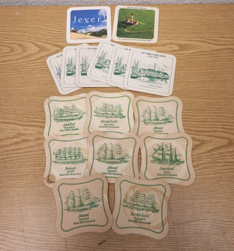 Bierdeckel stück jever - stück,