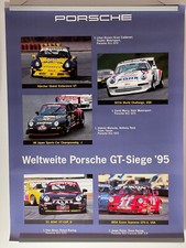 Porsche 993 964 GT-Weltweite GT-Siege ´95  Original Porsche Poster Print Plakat
