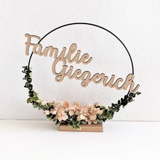 Metallring Herz Namen