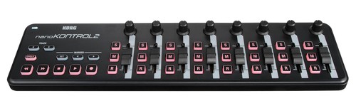 Korg nanokontrol black usb - nanokontrol,