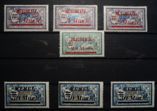 DN Memelgebiet (1922) 37 (3 St.), 39 (1 St.), 96 (3 St.)  postfrisch   MW: 170.-