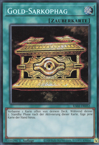 Yugioh gold sarkophag - gold-sarkophag, (v.3)