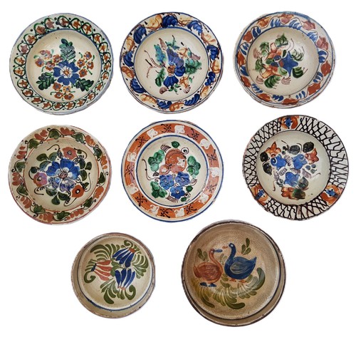 Antike teller schalen - teller,