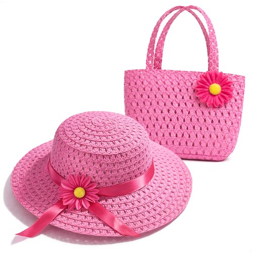 Mädchen sommerhut pink mit - mädchen, in