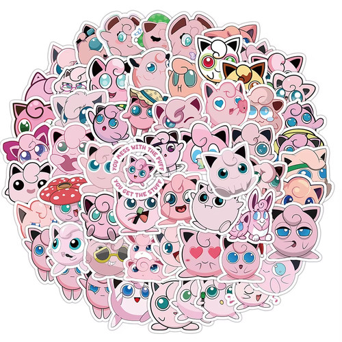 60x pokemon sticker anime - sticker,