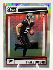 2022 Panini Chronicles - Score Premium - Silver Prizm #SP-379 - Drake London RC