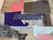 Jersey Stoff Reste Streifen Kreise Paket Set Restepaket Stoffpaket