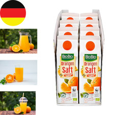 "BioBio Orangensaft 1L, 8er