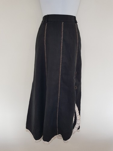 Vintage rock schwarz leinen - vintage,