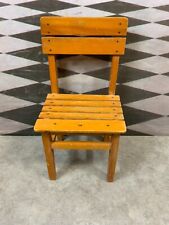 ANTIKER KINDERSTUHL PUPPENSTUHL STUHL AUS HOLZ